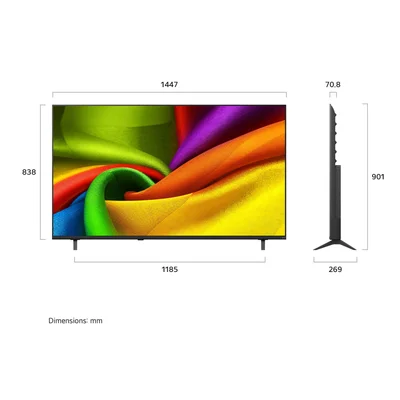 Смарт телевизор LG 65NU85CB6LA, 65'', Ultra HD DLED, HDR10, 60 Hz, HDMI, USB, webOS