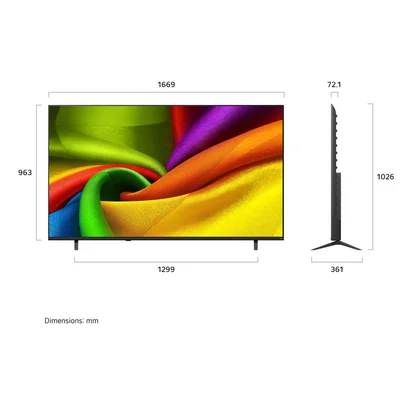 Смарт телевизор LG 75NU85CB6LA, 75'', Ultra HD DLED, HDR10, 60 Hz, HDMI, USB, webOS