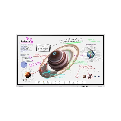 Interactive display Samsung Flip 4 Pro, 75'', Led, 8ms, 350cd, HDMI, VA, 16:9, 72.2 kg