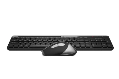 Комплект A4Tech - клавиатура и мишка Fstyler FB2535CS, 2.4 GHz, Bluetooth, Nano USB, AA, сиви
