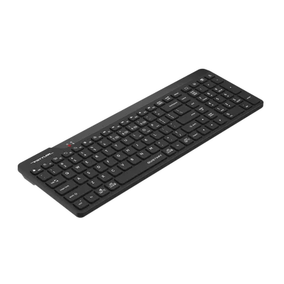 Keyboard A4Tech Fstyler FBK23, silent, 2.4 GHz, Bluetooth, Nano USB, AA, black