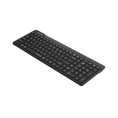Keyboard A4Tech Fstyler FBK23, silent, 2.4 GHz, Bluetooth, Nano USB, AA, black