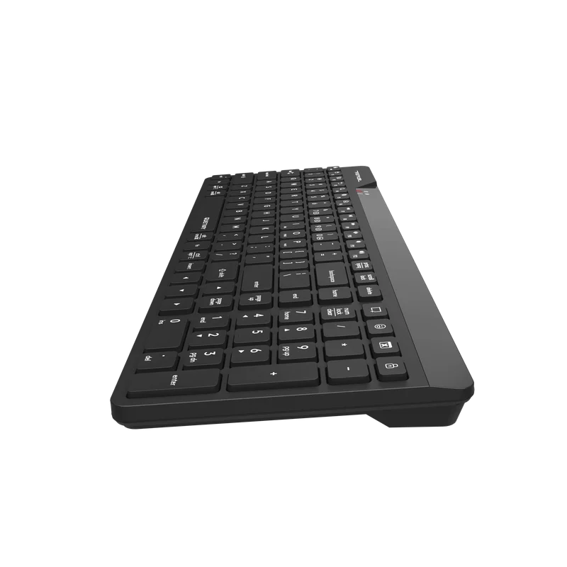 Keyboard A4Tech Fstyler FBK23, silent, 2.4 GHz, Bluetooth, Nano USB, AA, black