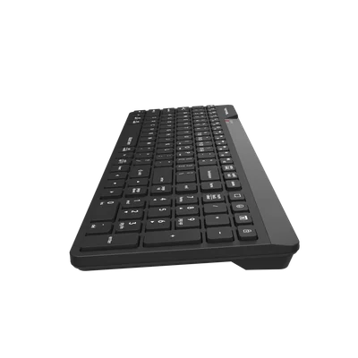 Keyboard A4Tech Fstyler FBK23, silent, 2.4 GHz, Bluetooth, Nano USB, AA, black