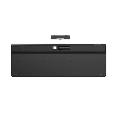Keyboard A4Tech Fstyler FBK23, silent, 2.4 GHz, Bluetooth, Nano USB, AA, black