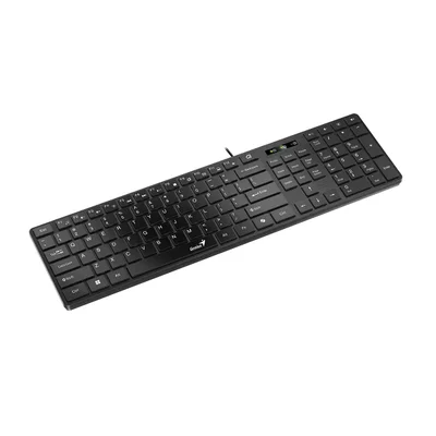 Keyboard Genius Slimstar 126, with cable 1.4 m, cyrillic, USB, black