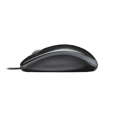 Клавиатура и мишка Logitech MK120, с кабел, черни, USB, без кирилизация