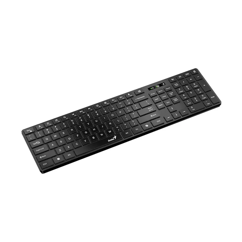 Genius Клавиатура Slimstar 7250BT BLK, AI, безжична, черна