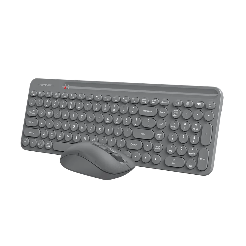 Комплект A4Tech - клавиатура и мишка Fstyler FG3300 Air 2, 2.4 GHz, черни