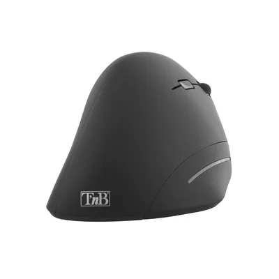 Мишка TNB Ergo Line, безжична, ергономична, вертикална, Bluetooth+USB Type-A, 1600 dpi, AAA