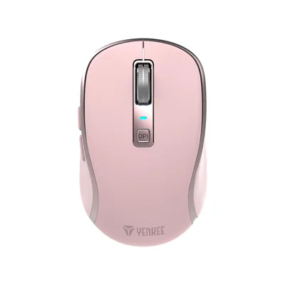 Mouse Yenkee YMS 2085PK, wireless, 2400 dpi, USB, 6 buttons, Li-Polymer, pink