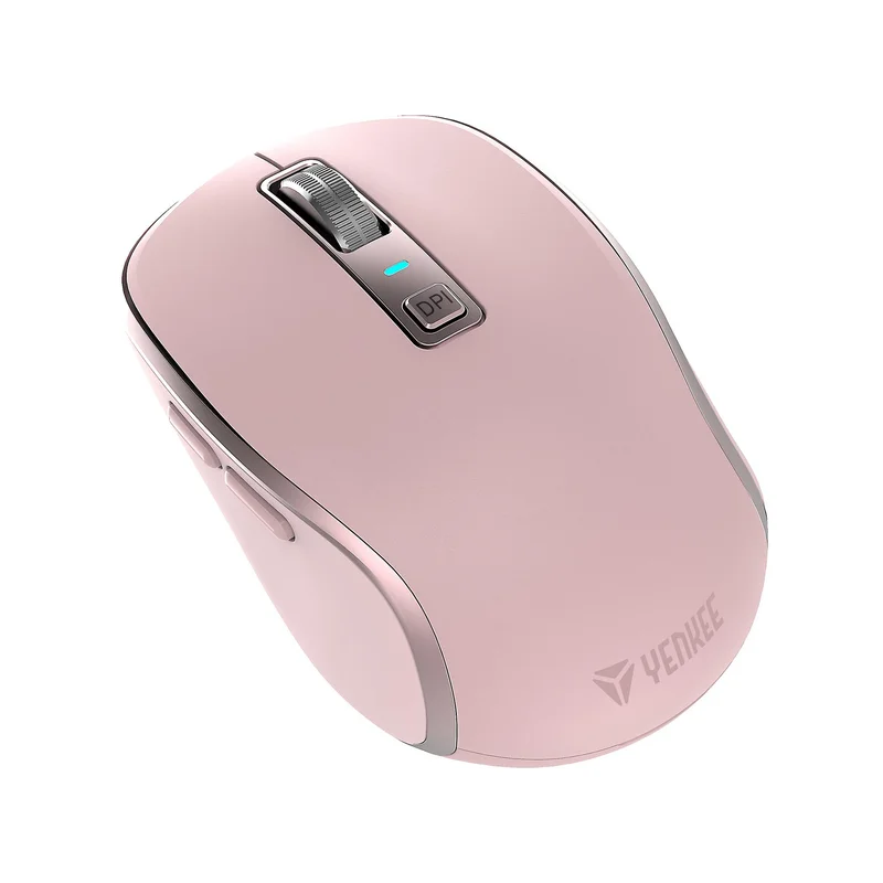 Mouse Yenkee YMS 2085PK, wireless, 2400 dpi, USB, 6 buttons, Li-Polymer, pink