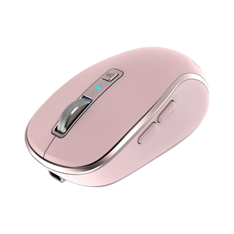 Mouse Yenkee YMS 2085PK, wireless, 2400 dpi, USB, 6 buttons, Li-Polymer, pink