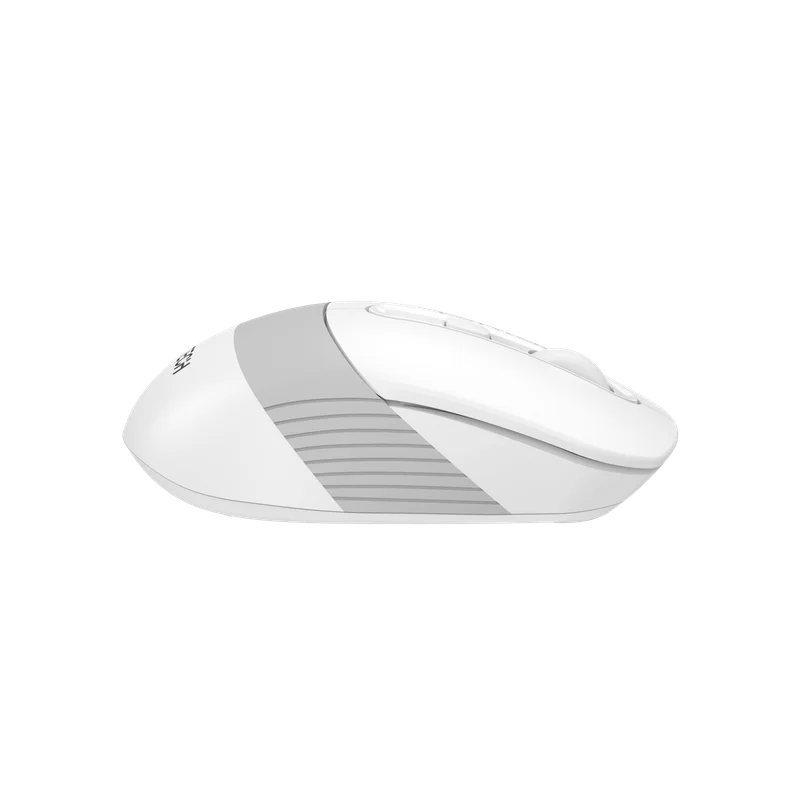 Мишка A4Tech Fstyler FB10CS, безшумна, 2.4 GHz, Bluetooth, бяла