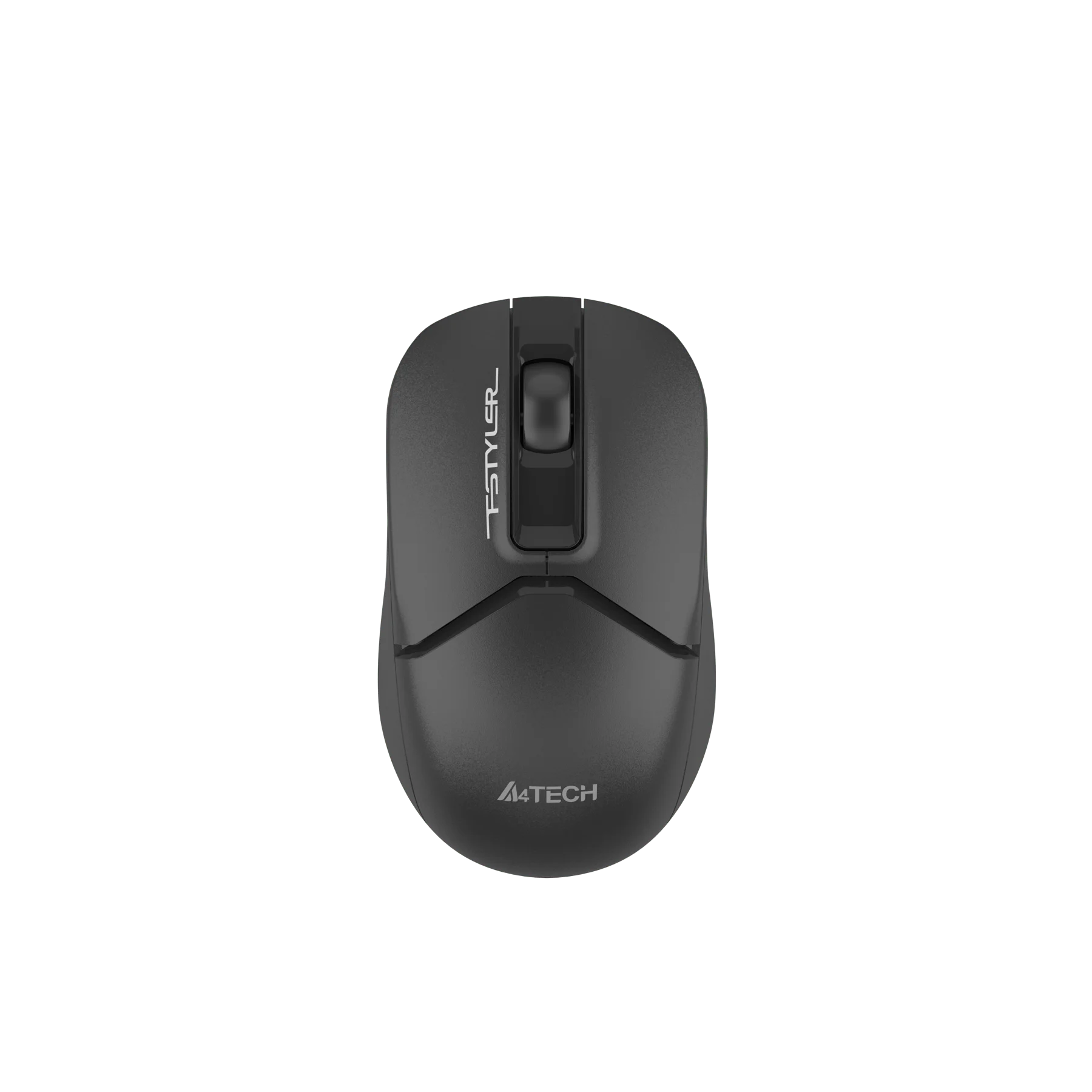 Мишка A4Tech Fstyler FG12S, безжична, безшумна, 3 бутона, AA, черна