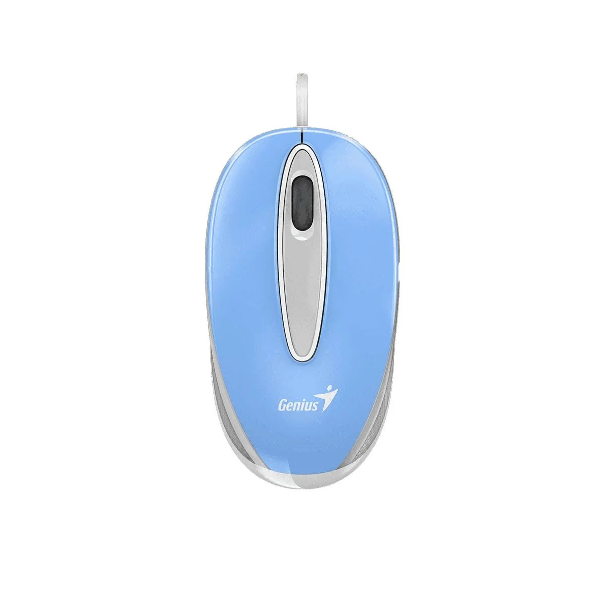 Mouse Genius DX-Mini, with cable, USB Type-A, 3 buttons, blue