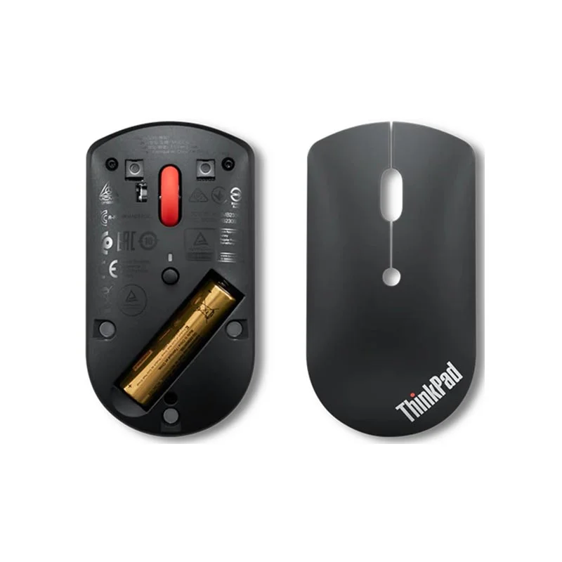 Mouse Lenovo Thinkpad Silent, 3 buttons, Bluetooth, AA, black