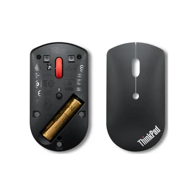Mouse Lenovo Thinkpad Silent, 3 buttons, Bluetooth, AA, black