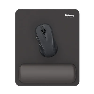 Пад за мишка Fellowes Breyta Hex, 20 x 24 cm, черен