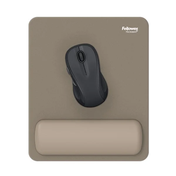 Пад за мишка Fellowes Breyta Hex, 20 x 24 cm, бежов