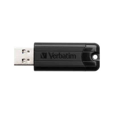 USB флаш памет Verbatim Pinstripe, USB 3.2 G1, 128 GB, черна