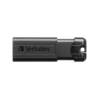 USB флаш памет Verbatim Pinstripe, USB 3.2 G1, 32 GB, черна