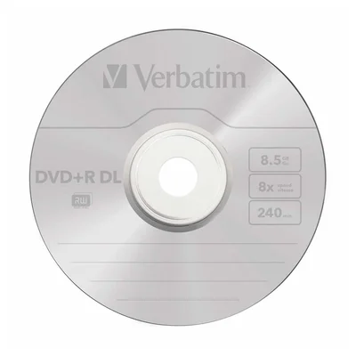 DVD+R Verbatim, 8, 5 GB, 8x, Double Layer, 10 броя в шпиндел