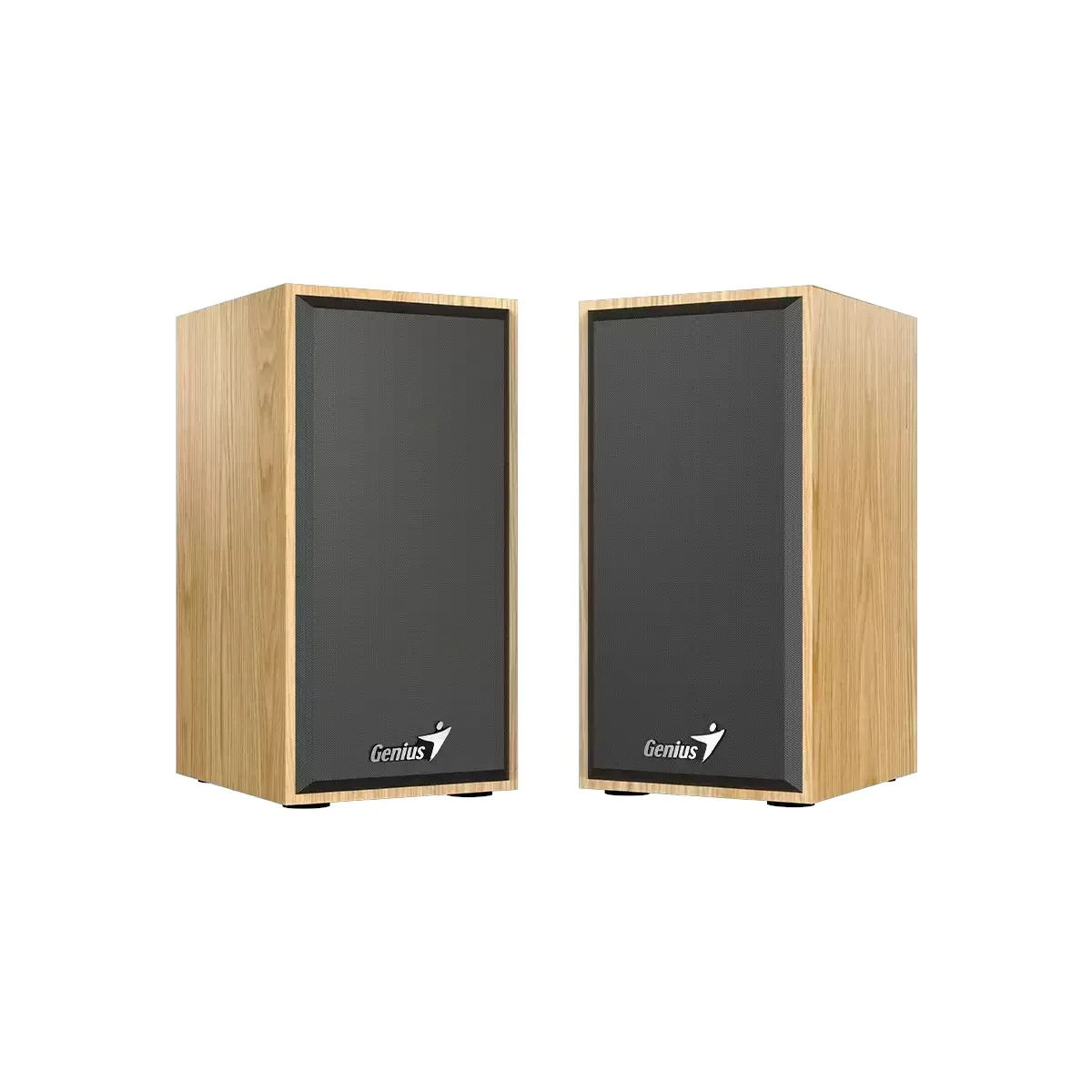 Speakers Genius SP-HF180, with cable, USB Type-A, 150 - 20000 Hz, 6 W, wooden