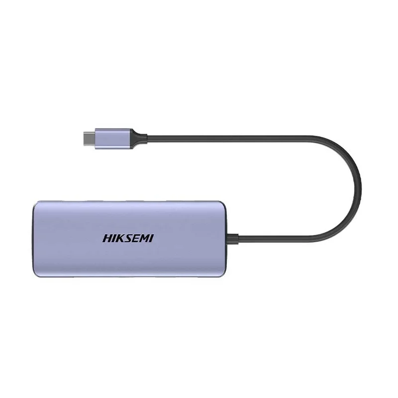 USB Хъб Hiksemi 8 в 1 DS8, 4K, HDMI, SD, XTF, USB 3.0