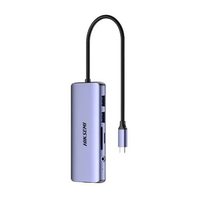 USB Hub Hiksemi DS11, 4K, HDMI, VGA, SD, TF, USB 3.0, USB 2.0