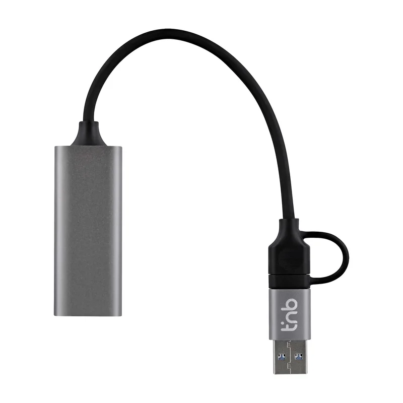 USB Хъб TNB, USB Type-A/USB Type-C към RJ45, 2.5 Gbps