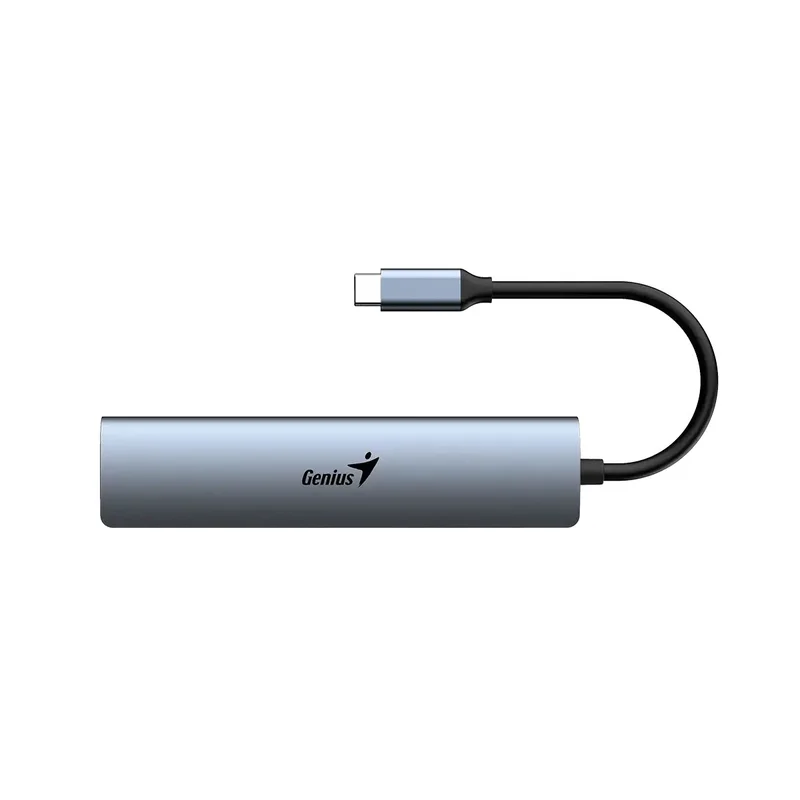 USB Hub Genius UH-545, 5 in 1, 1 x RJ45, 1 x USB Type-C, 3 x USB Type-A 3.0