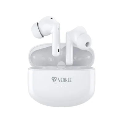 Headphones Yenkee YHP 08BT ANC, wireless, with charging case, USB, 98 dB, white