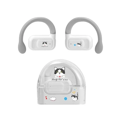 Headphones Wesdar TWS1003, wireless, children's, with Bluetooth, 117 dB, white