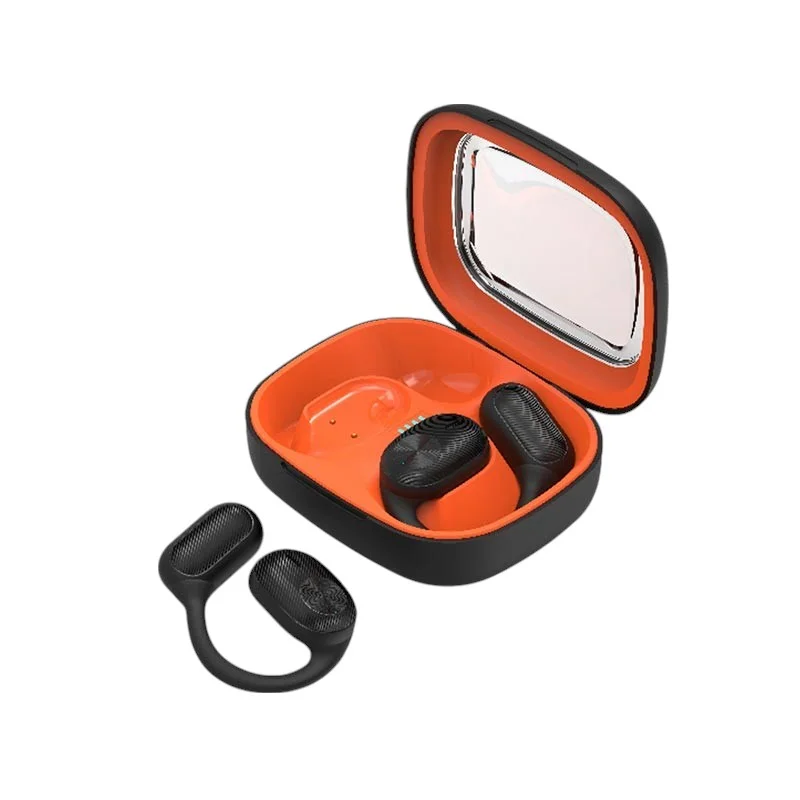 Headphones Wesdar TWS516, wireless, with Bluetooth, black-orange