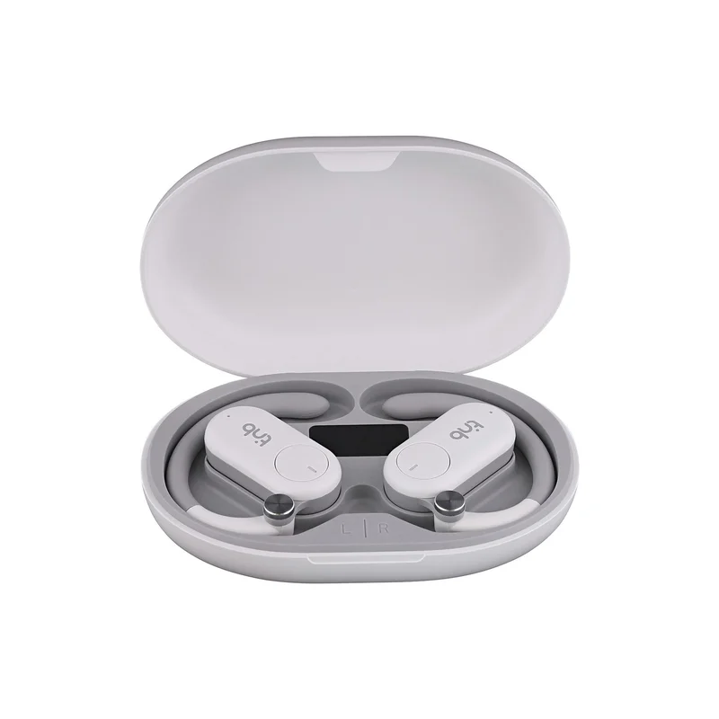 Headphones TNB Energy Free, wireless, with charging case, USB Type-C, 90 dB, white
