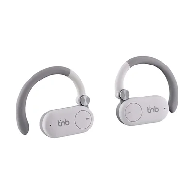 Headphones TNB Energy Free, wireless, with charging case, USB Type-C, 90 dB, white
