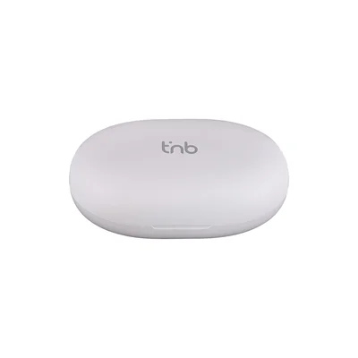 Headphones TNB Energy Free, wireless, with charging case, USB Type-C, 90 dB, white