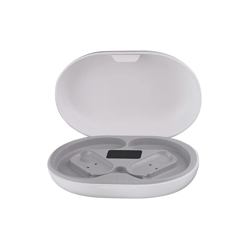 Headphones TNB Energy Free, wireless, with charging case, USB Type-C, 90 dB, white