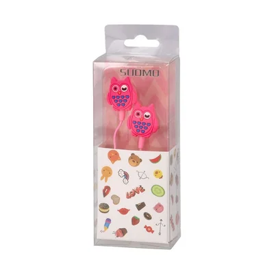 Statovac Tune Earphones, in-ear, owl and dog, assorted