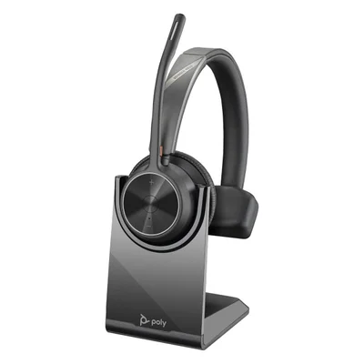 Слушалки HP Poly Voyager 4310, Microsoft Teams, USB Type-C, Bluetooth, със стойка за зареждане