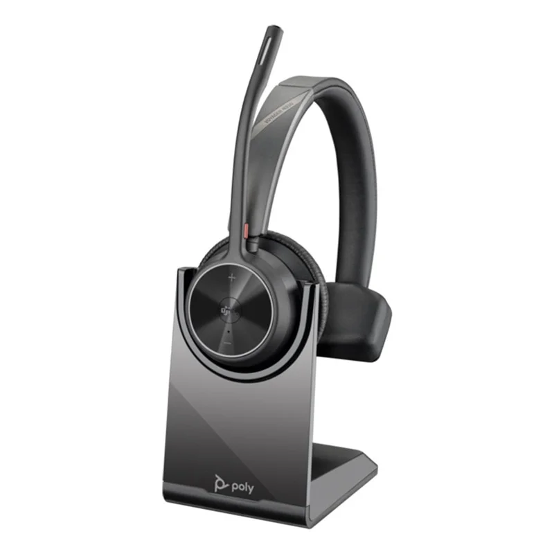 Слушалки HP Poly Voyager 4310-M, USB Type-C, Bluetooth, със стойка за зареждане