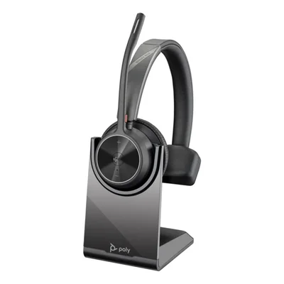 Слушалки HP Poly Voyager 4310-M, USB Type-C, Bluetooth, със стойка за зареждане