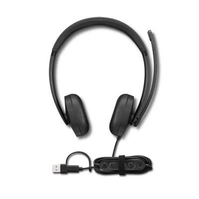 Lenovo VoIP 5000 headset, Microsoft Teams, , USB Type-C, USB Type-A adapter