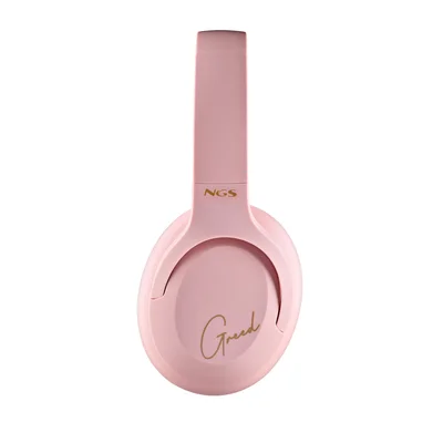 Headphones NGS Artica Greed, with Bluetooth, USB Type-C, 105 dB, pink