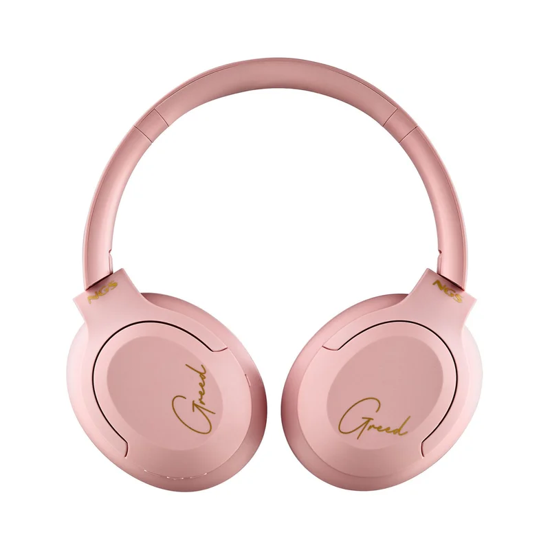 Headphones NGS Artica Greed, with Bluetooth, USB Type-C, 105 dB, pink