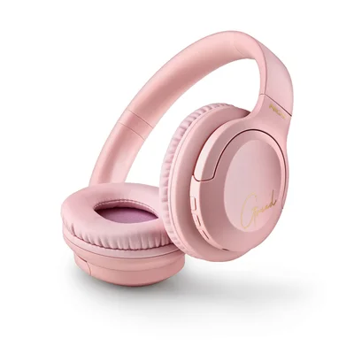 Headphones NGS Artica Greed, with Bluetooth, USB Type-C, 105 dB, pink