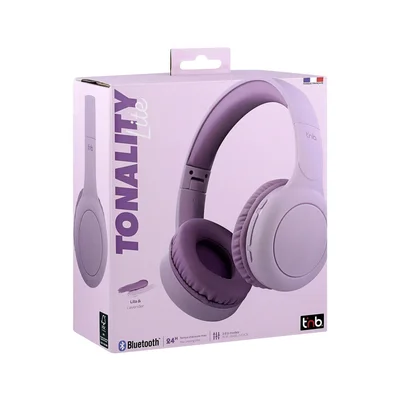 Headphones TNB Tonality, wireless, USB Type-C, 105 dB, pink