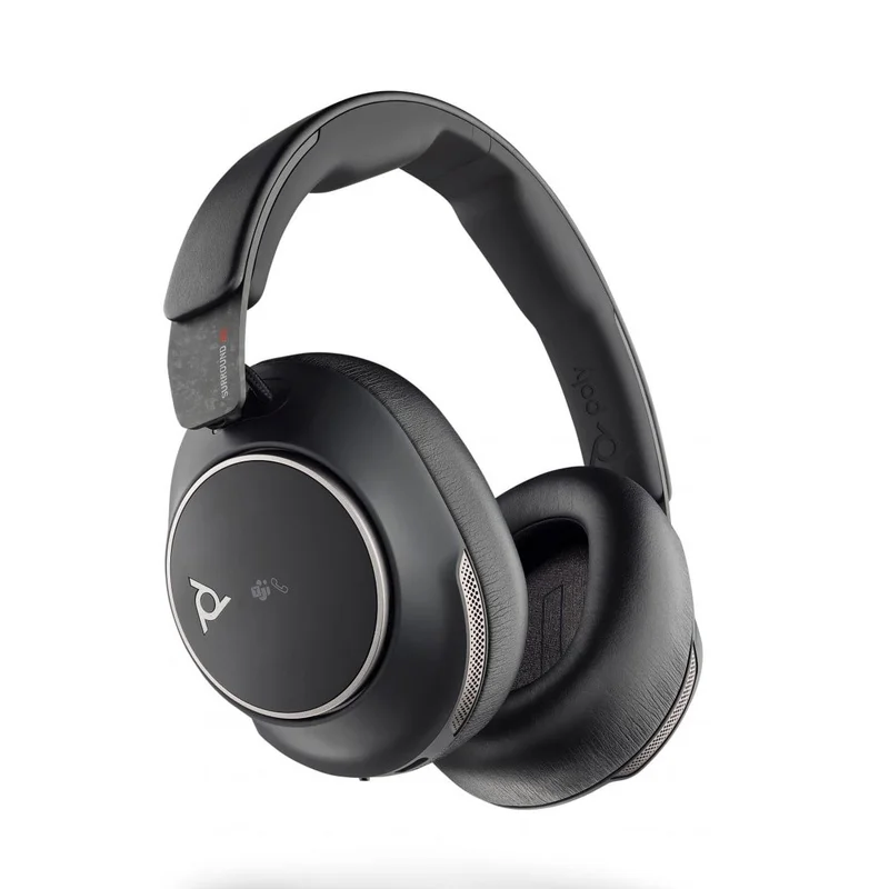 Слушалки HP Poly Voyager Surround 80, Microsoft Teams, USB Type-C + USB Type-C/Type-A адаптер