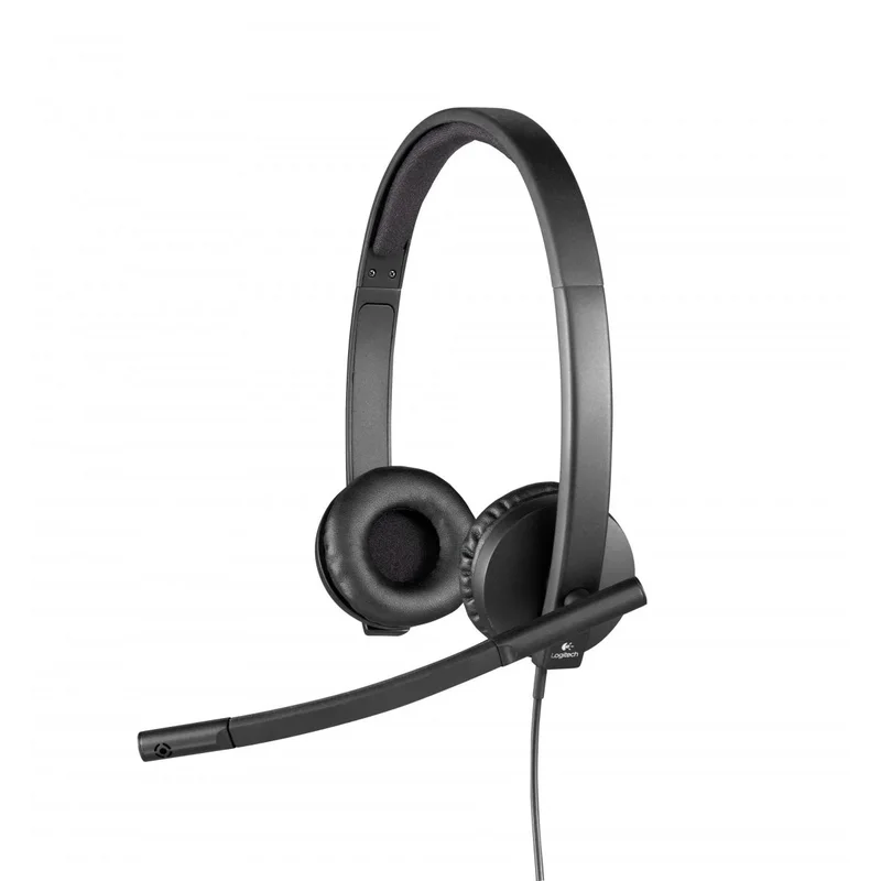 LOGITECH H570E HEADPHONES WIRED USB-A BLACK